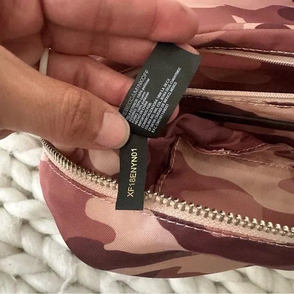 Rebecca Minkoff Bum Nylon Belt Bag Pink Blush Camouflage Fanny - Picture 5 of 7
